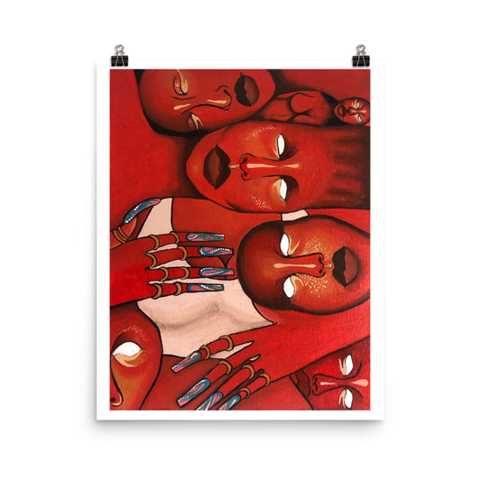 "Painted Red" Print